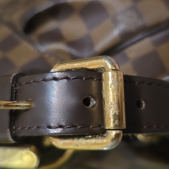 Louis Vuitton Trevi PM Damier Ebene Brown Top Handle Shoulder Bag Authentic COA - Picture 9 of 16